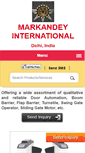 Mobile Screenshot of markandeyinternational.com